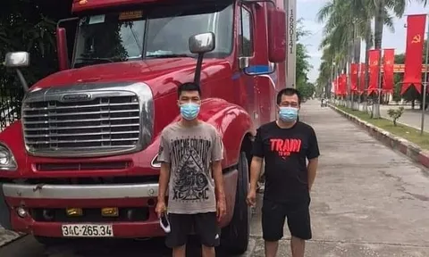 Quảng Ninh: Phát hiện người trốn trên cabin xe container nhằm qua chốt kiểm soát