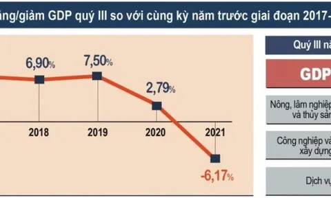 Quý III/2021 chỉ số giá tiêu dùng giảm 6,17%
