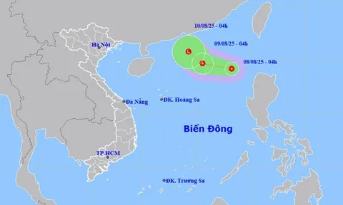 Áp thấp nhiệt đới hình thành trên Biển Đông và dự báo thời tiết cả nước 10 ngày