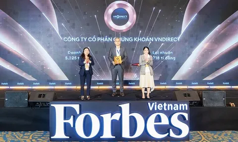 VNDIRECT nằm trong Top 50 Công ty niêm yết tốt nhất 2025 do Forbes công bố