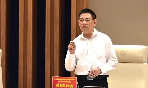 Phó Thủ tướng Hồ Đức Phớc làm việc với thành phố Hải Phòng