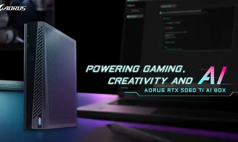 GIGABYTE ra mắt AORUS RTX 5060 Ti AI BOX eGPU, giải pháp mang hiệu năng tiêu chuẩn Desktop cho Ultrabook