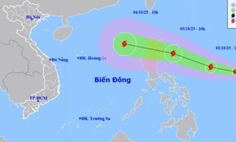 Bão số 11 khả năng hình thành trên Biển Đông cuối tuần này, hướng về vịnh Bắc Bộ