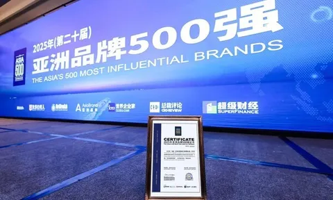 DongCheng một lần nữa được vinh danh "Top 500 thương hiệu hàng đầu châu Á" - Ảnh hưởng thương hiệu tại châu Á tiếp tục tăng