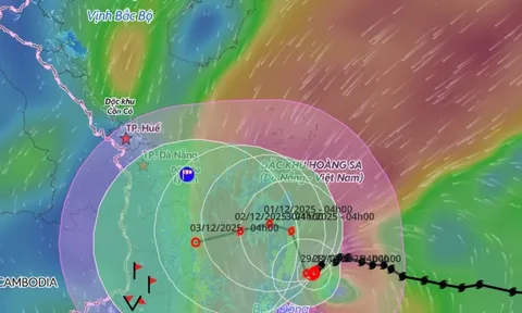 Bão có khả năng đổ bộ đất liền Bình Định – Phú Yên cũ