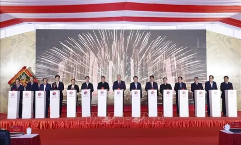 Tổng Bí thư Tô Lâm dự lễ khởi công xây trường học ở xã biên giới tỉnh Cao Bằng