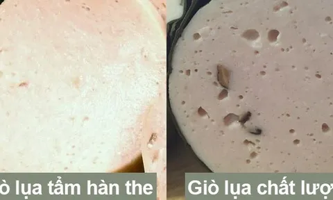 5 dấu hiệu nhận biết giò chả có hàn the, tôi ước tất cả mọi người đều biết để sắm Tết