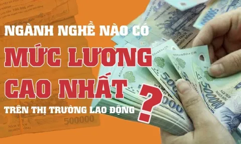 Ngành nghề nào lương cao nhất hiện nay?