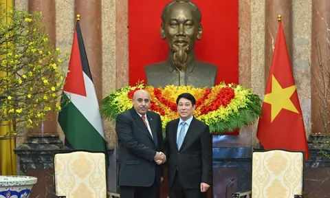 Chủ tịch nước Lương Cường tiếp Chủ tịch Hạ viện Jordan