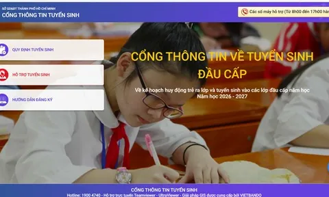 KHẨN: Sở GD-ĐT TPHCM phát cảnh báo lừa đảo mạo danh tuyển sinh đầu cấp