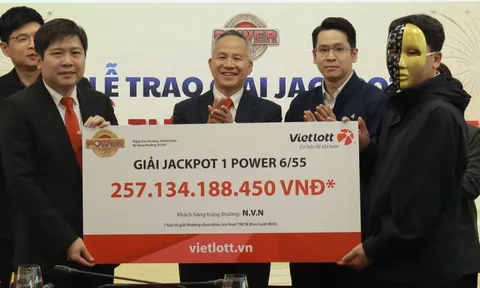 Người trúng độc đắc hơn 257 tỷ đồng là doanh nhân tại TP HCM