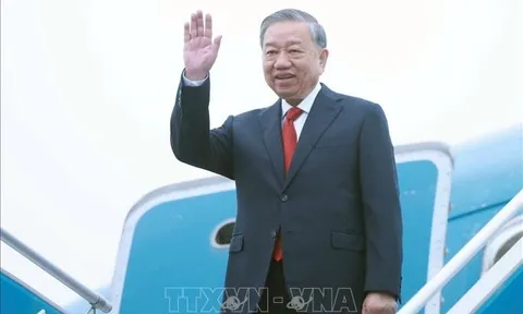 Tổng Bí thư Tô Lâm lên đường thăm cấp Nhà nước tới Lào