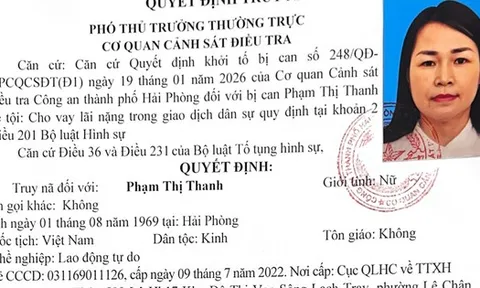 Truy nã "bà trùm" cho vay nặng lãi hàng trăm tỉ đồng