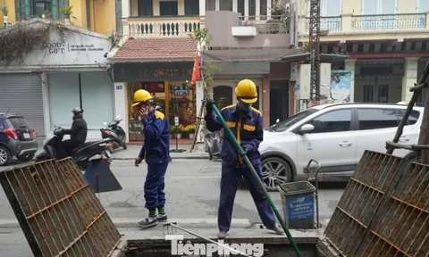 Cận cảnh bể ngầm chống ngập dưới lòng đất ở Hà Nội
