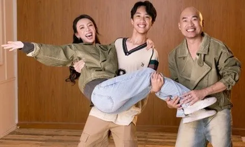 Hậu trường thú vị của con trai Thu Trang - Tiến Luật trong phim cùng bố mẹ