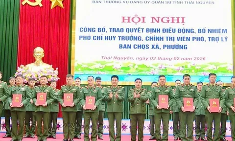 Bổ nhiệm Phó Chỉ huy trưởng, Chính trị viên phó, Trợ lý Ban Chỉ huy quân sự cấp xã