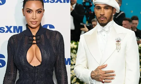 Kim Kardashian mặc hờ hững gợi cảm, tình tứ bên bạn trai kém 5 tuổi