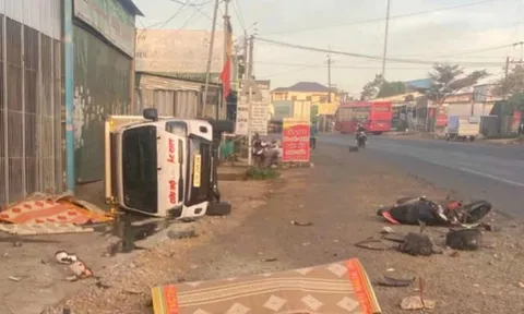 Xe container tông liên hoàn ở Lâm Đồng, 3 người thương vong