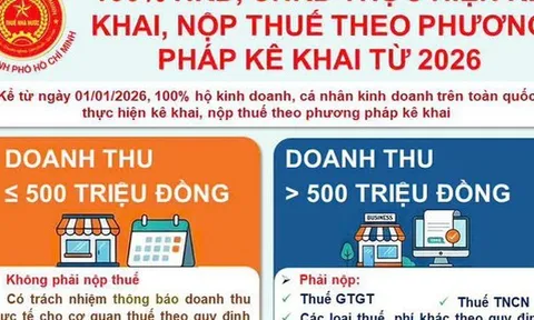 Thuế TP.HCM gửi thông báo mới, hộ kinh doanh và cá nhân kinh doanh cần làm ngay