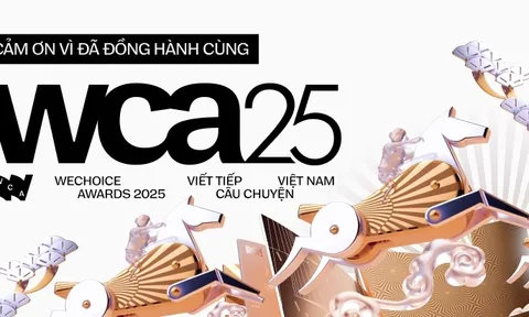 WeChoice Awards 2025 cảm ơn các đơn vị đồng hành cùng “Viết tiếp câu chuyện Việt Nam”