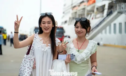 Tàu biển quốc tế chở gần 2.400 khách du lịch Quảng Ninh mùng 1 Tết