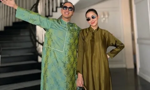 Đến hẹn lại lên: Tăng Thanh Hà và chồng doanh nhân diện áo dài, nắm chặt tay ngày mùng 1 Tết!