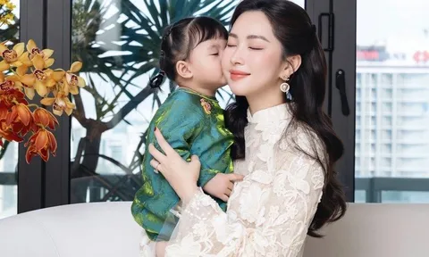 Hoa hậu Việt Nam 14 năm vẫn được gọi "thần tiên tỷ tỷ", khoe con gái thứ 3