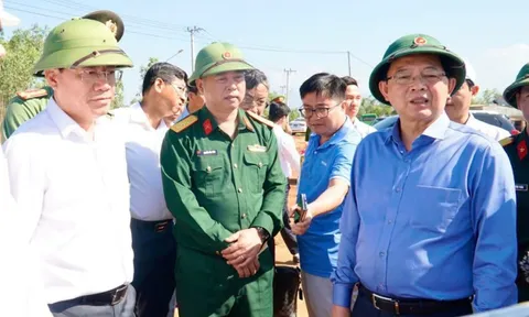 Phó Thủ tướng Hồ Quốc Dũng kiểm tra tiến độ đường cao tốc Quy Nhơn - Pleiku