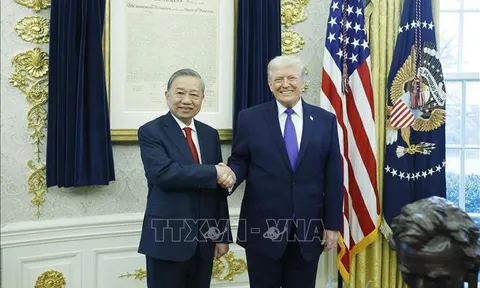 Tổng Bí thư Tô Lâm gặp Tổng thống Hoa Kỳ Donald Trump