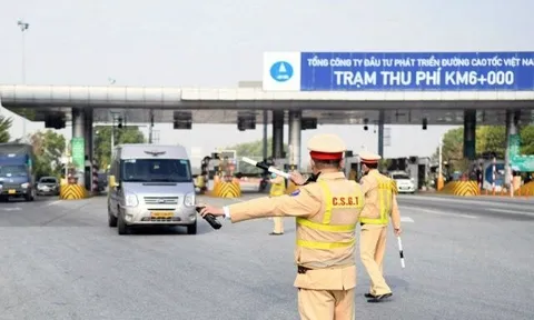 Cục CSGT phát thông báo quan trọng liên quan đến việc dừng phương tiện để kiểm soát trên cao tốc