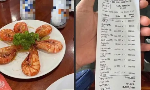 Mạng xã hội tranh luận về dĩa tôm 300.000 đồng ở Phú Quốc dịp Tết