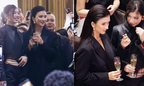 Lần đầu Kim Tuyến và Đồng Ánh Quỳnh công khai, trung tâm thương mại như vỡ trận