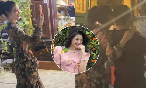 Á hậu Lona Kiều Loan bị "team qua đường" bắt gặp, xuất hiện bé trai gây chú ý