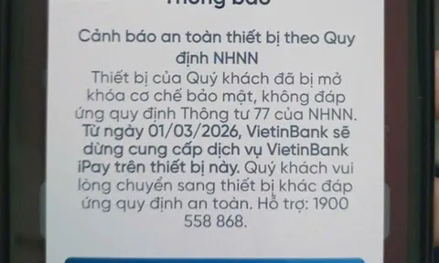 Nhiều người dùng Vietcombank, BIDV, Agribank, VietinBank... bị chặn chuyển, rút tiền qua điện thoại từ hôm nay (1/3): Cần làm gì để tiếp tục giao dịch?