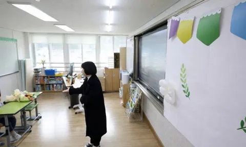 210 trường tiểu học ở Hàn Quốc không có học sinh lớp 1 trong lễ khai giảng 2026