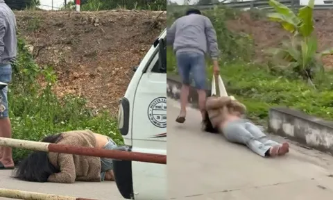 Xôn xao clip cô gái bị nam thanh niên túm áo kéo lê giữa đường, vừa giằng co vừa kêu “tao bị ép buộc” trong ngày 8/3