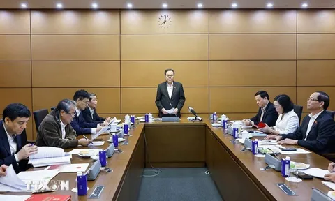 Chủ tịch Quốc hội Trần Thanh Mẫn chủ trì cuộc họp rà soát các công việc chuẩn bị cho Ngày bầu cử
