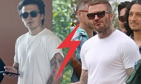 Định mệnh trêu ngươi: Bố con David Beckham - Brooklyn ở cùng khách sạn, cách nhau vài bước chân nhưng không hề hay biết