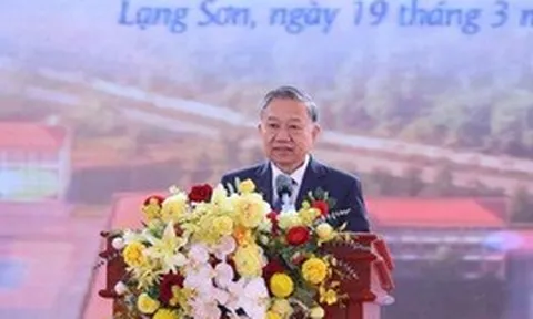 Phát biểu của Tổng Bí thư tại lễ khởi công xây dựng trường phổ thông nội trú liên cấp tiểu học và trung học cơ sở tại 121 xã biên giới đất liền