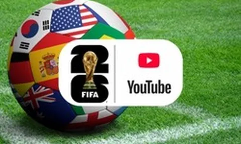 World Cup 2026 được phát sóng miễn phí trên YouTube