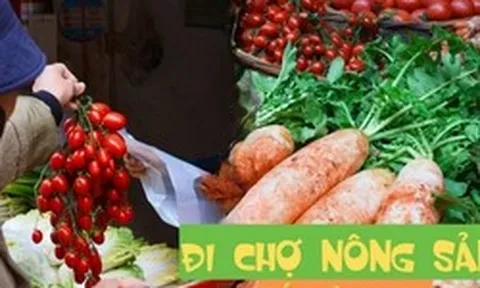 Đi chợ nông sản đâu chỉ mua rau, ấy là cuộc "đổi chác" lấy sinh khí mộc mạc, đủ sức chữa lành vạn bộn bề
