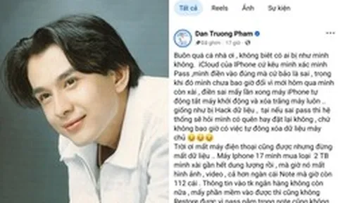 Đan Trường mất sạch dữ liệu iPhone vì nhập sai mật khẩu nhiều lần: cẩn thận với tính năng "Xóa dữ liệu" trên iPhone
