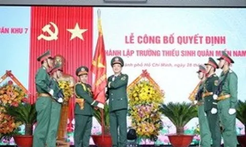 Thành lập trường Thiếu sinh quân miền Nam