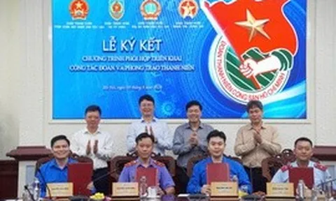Tăng cường phối hợp công tác Đoàn giữa 4 cơ quan Khối Nội chính