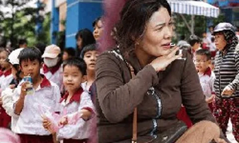 Cảnh tượng lạ giữa trưa nắng trước Trường Tiểu học Bình Quới Tây sau vụ 202 học sinh nghi ngộ độc ở TP.HCM