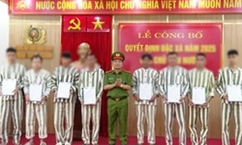 Tổ chức tha người được đặc xá vào ngày 1/6