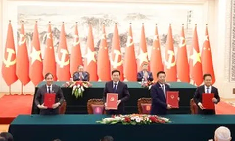 Lễ ký các văn kiện hợp tác giữa hai nước Việt Nam-Trung Quốc