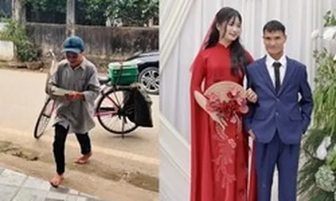 Xúc động clip người cha nhặt rác đạp xe đi mời đám cưới con gái, nhận điều bất ngờ trong ngày vui