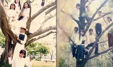 Dân mạng trẻ thắc mắc tại sao thế hệ 7x, 8x toàn chụp ảnh trên cây