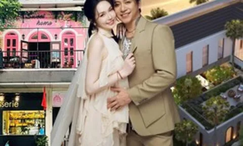 Tiểu thư Hà thành cưới "hoàng tử showbiz": Sống trong biệt thự bạc tỷ giữa khu nhà giàu, mỗi góc đều toát lên vibe sang chảnh viên mãn